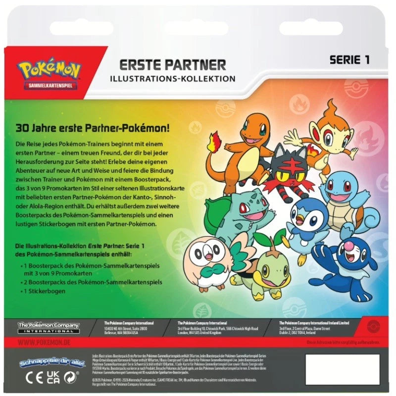 Pokémon - Erste Partner Illustrations-Kollektion - Serie 1 - deutsch