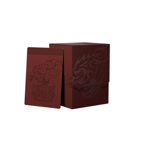 Dragon Shield: Deck Shell 100+ - BloodRed/Black