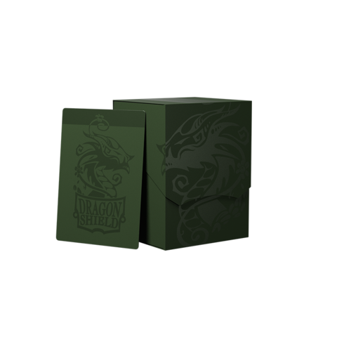 Dragon Shield: Deck Shell 100+ - Forest Green