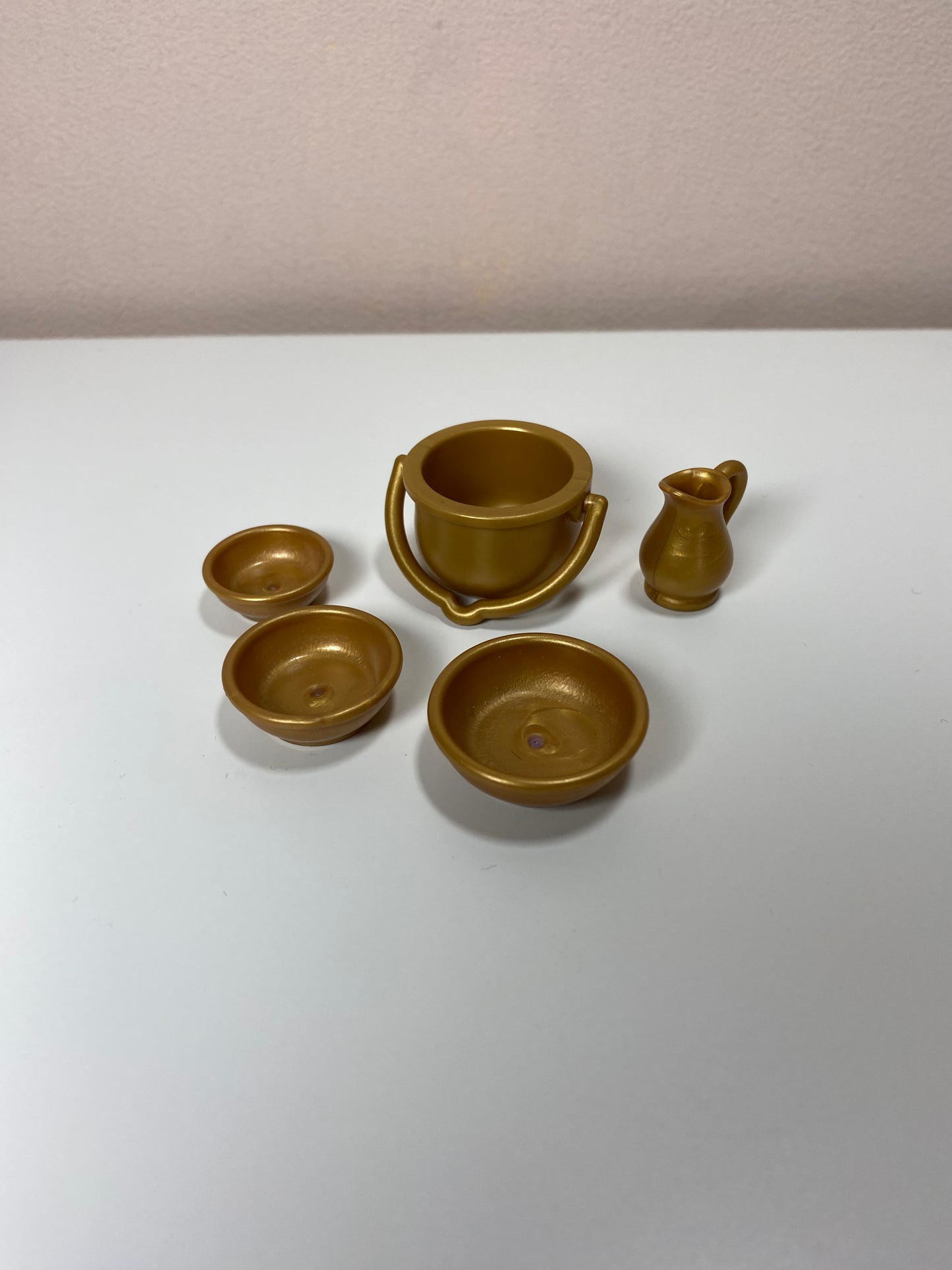 Playmobil goldener Kessel mit 3x goldenen Schüsseln - Ersatzteil - Zubehör