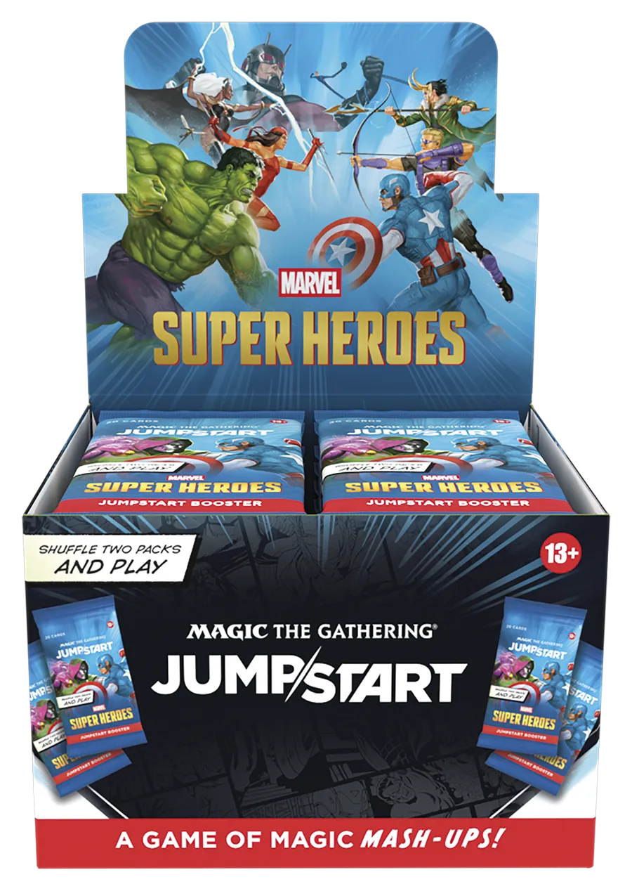 Magic: the Gathering - Marvel Super Heroes - Jumpstart-Booster-Display (24 Jumpstart-Booster) - englisch