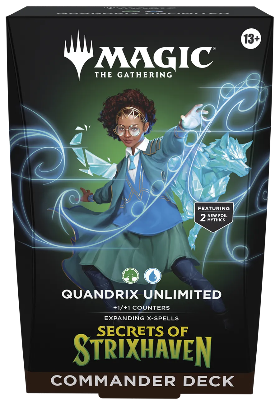 Magic the Gathering - Secrets of Strixhaven - Commander-Deck Quandrix Unlimited - englisch