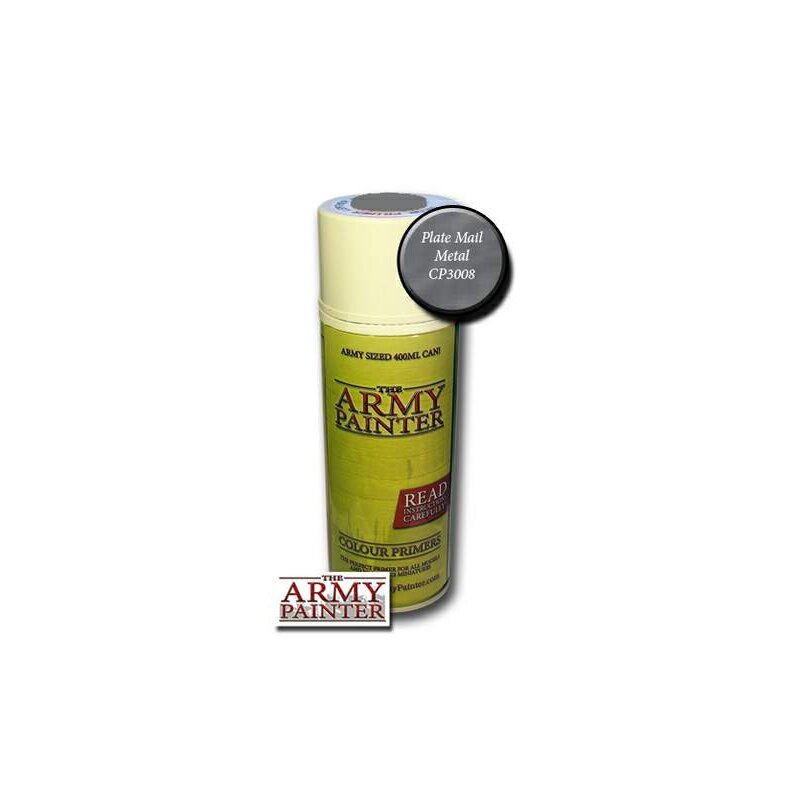 Army Painter - Color Primer Platemail Metal (400 ml)