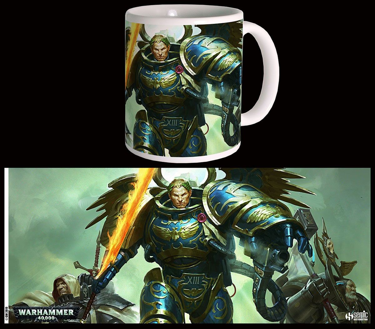 Warhammer 40k - Roboute Guilliman Space Marine - Tasse, Becher - 315ml, WHK-M001