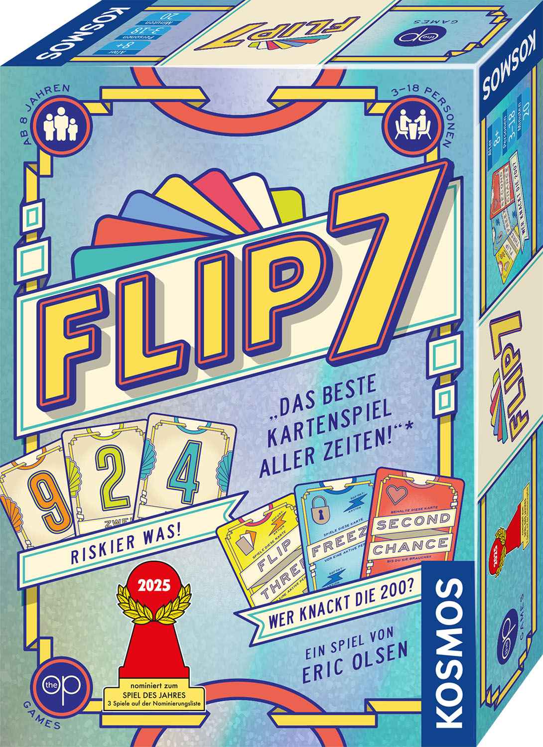 Kosmos Verlag - Flip 7 *Nominiert Spiel des Jahres 2025*