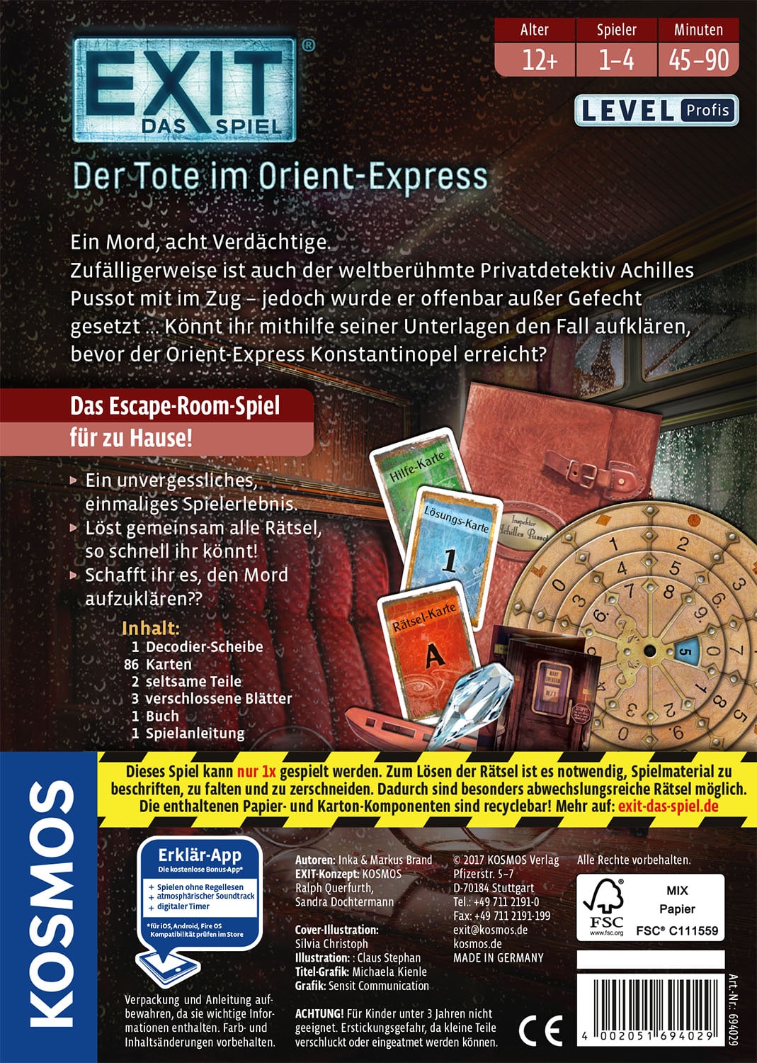 Kosmos - EXIT – Das Spiel: Der Tote im Orient-Express