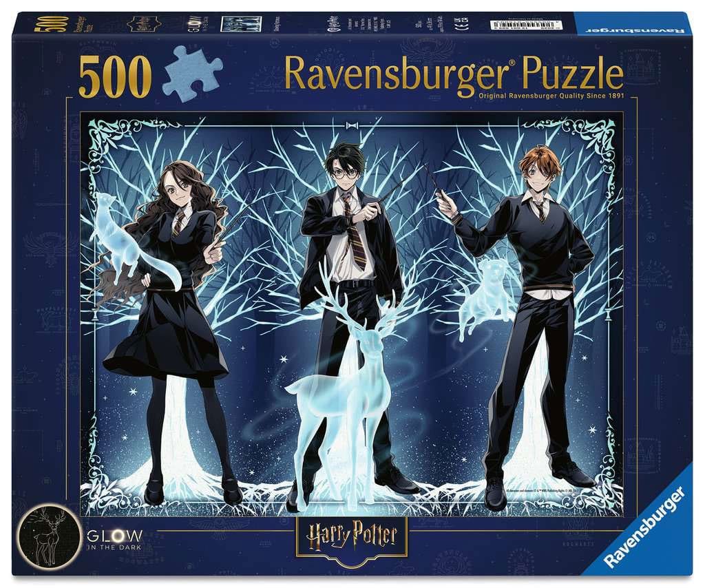 Harry Potter Glow-in-the-Dark Puzzle Leuchtender Patronus (500 Teile)