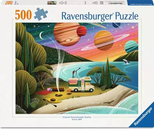 Ravensburger - Camping unter dem Kosmos - Puzzle - 500 Teile