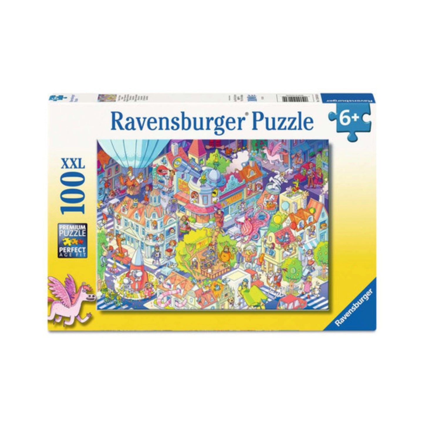 Ravensburger - Trubel in Chaoshausen - Kinderpuzzle - 100 XXL Teile