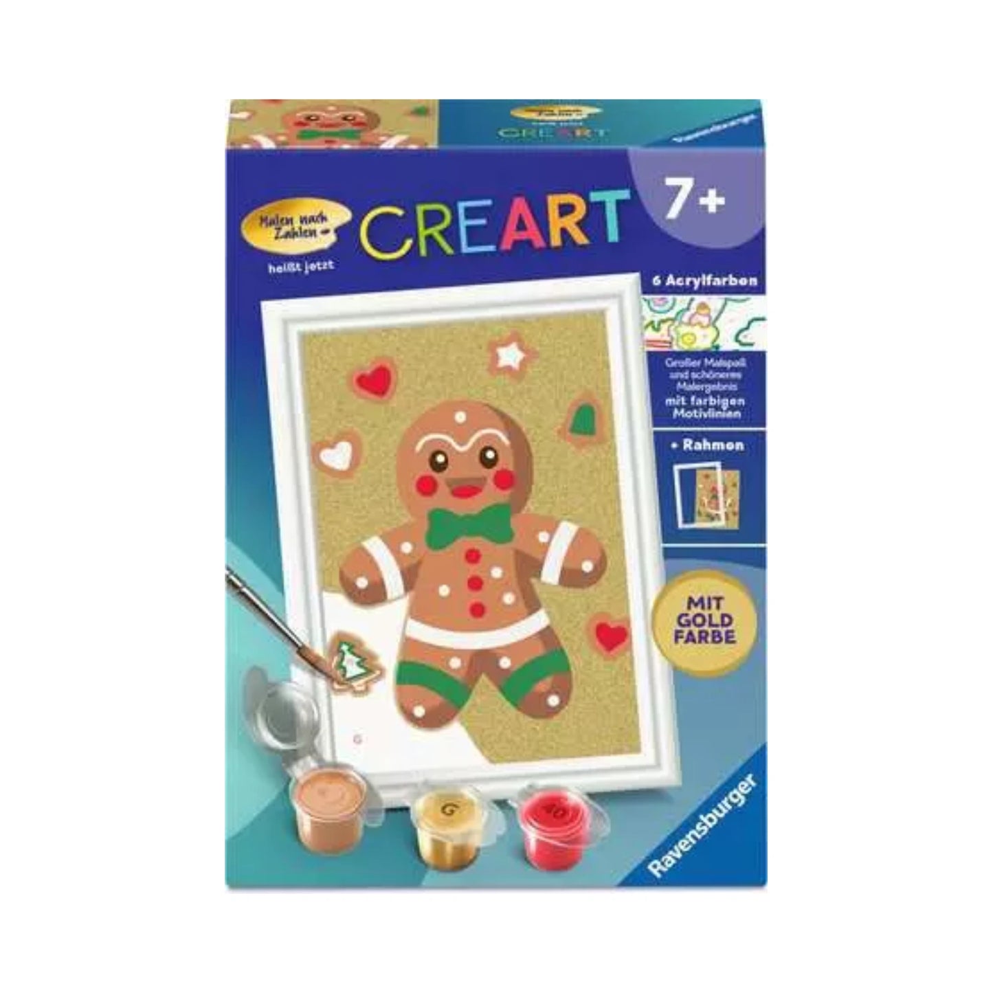 Ravensburger - CREART - Malen nach Zahlen - Lebkuchenmann