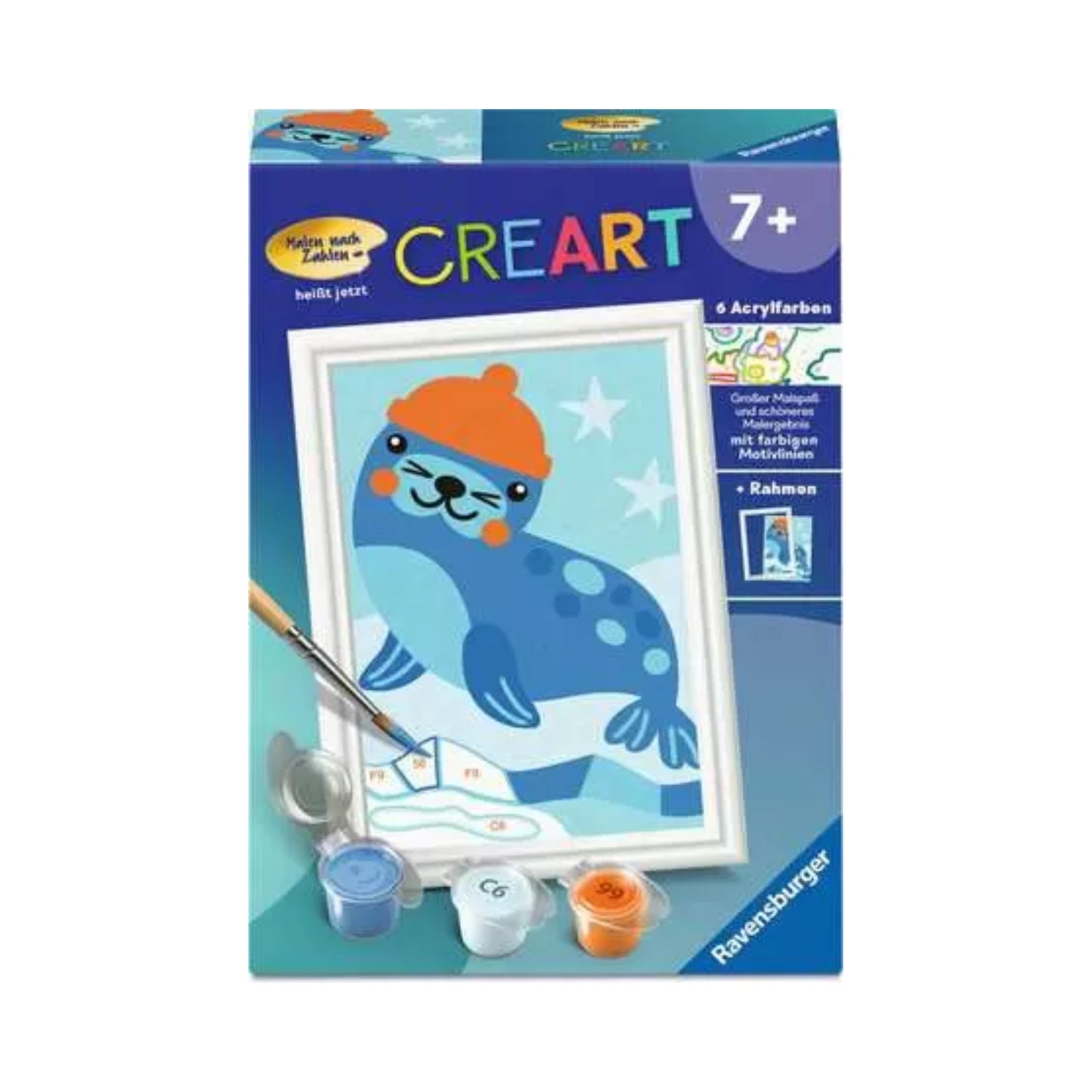 Ravensburger - CREART - Malen nach Zahlen - Kleine Robbe