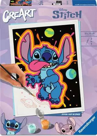 Ravensburger - CREART - Malen nach Zahlen - Stitch Lost In Space