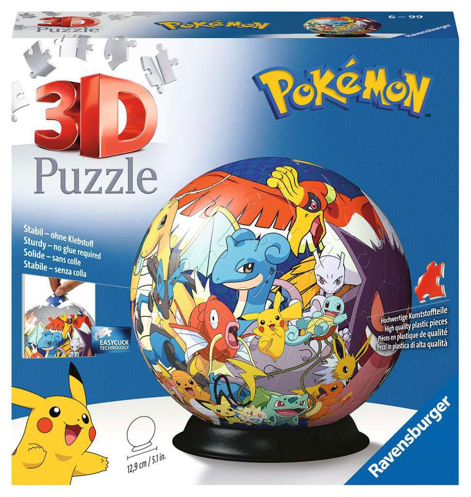 Ravensburger - Pokémon - 3D Puzzle Ball - 73 Teile