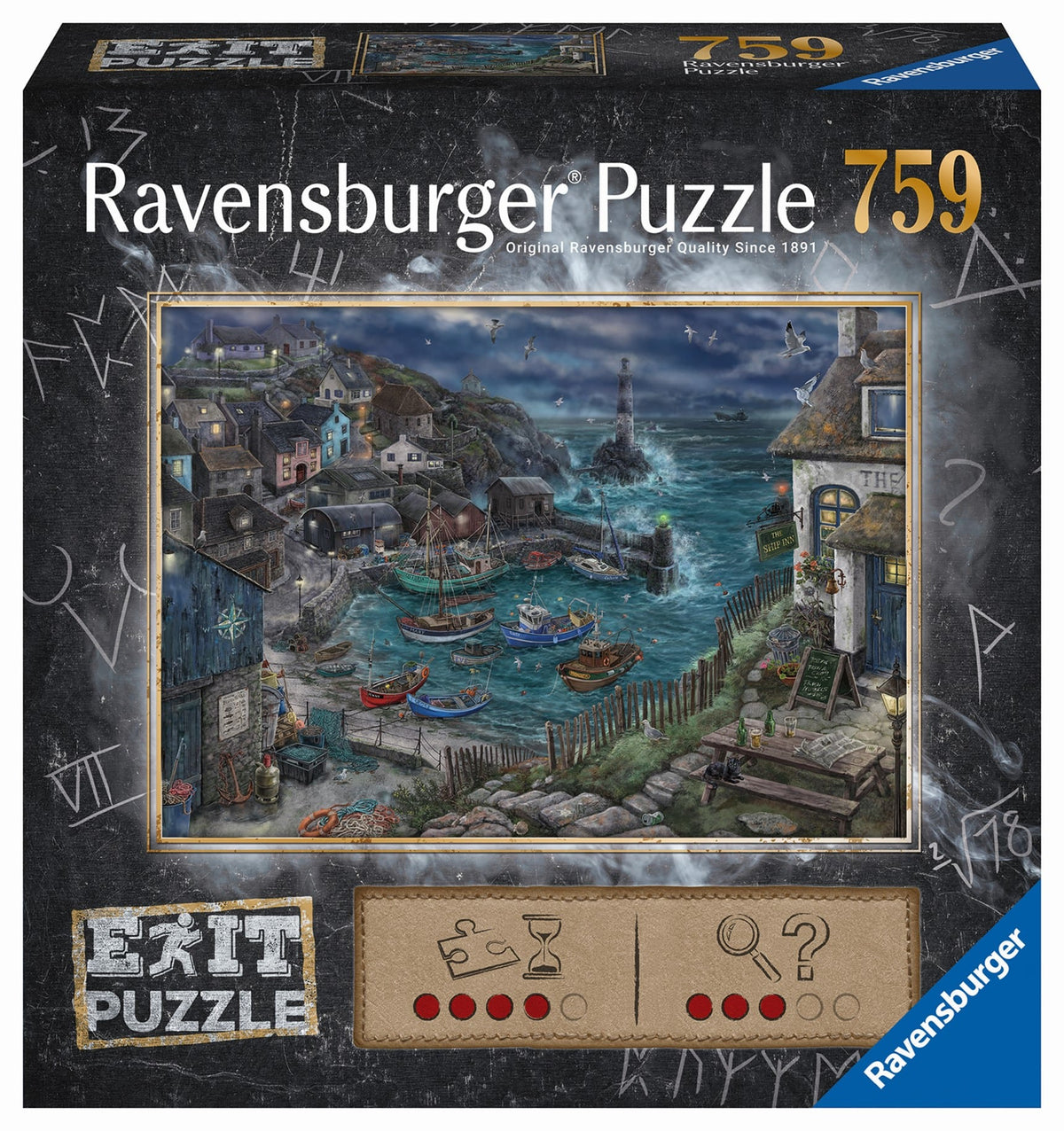 Ravensburger -EXIT Puzzle - Das Fischerdorf - 759 Teile