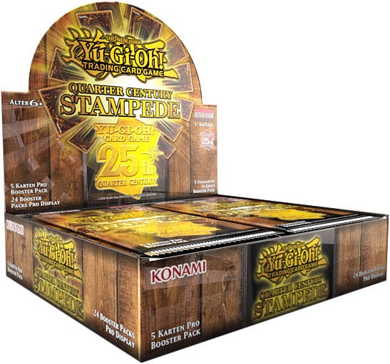 Yu-Gi-Oh! TCG - Quarter Century Stampede - Booster Display (24 Booster) - deutsch