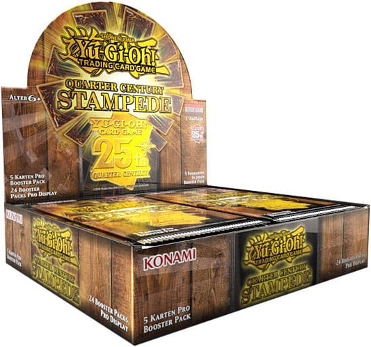 Yu-Gi-Oh! TCG - Quarter Century Stampede - Booster Display (24 Booster) - englisch