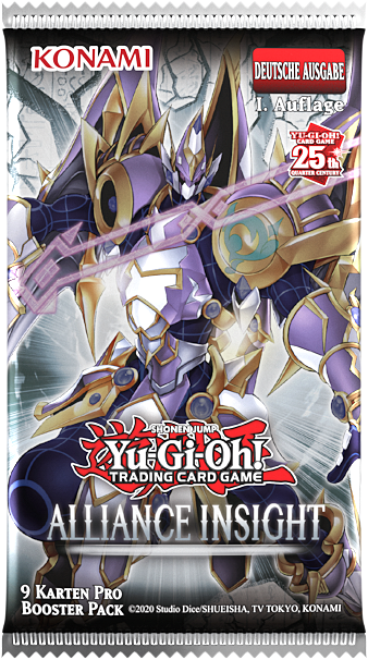 Yu-Gi-Oh! TCG - Alliance Insight - Booster (1 Booster) 1. Auflage - deutsch