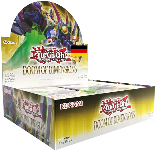 Yu-Gi-Oh! TCG - Doom of Dimensions - Booster-Display (24 Booster) 1. Auflage - deutsch