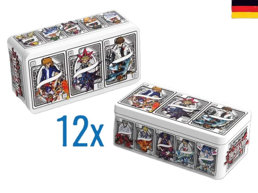 Yu-Gi-Oh! TCG - 2025 Mega-Pack Tin Display (12 Tins) - deutsch