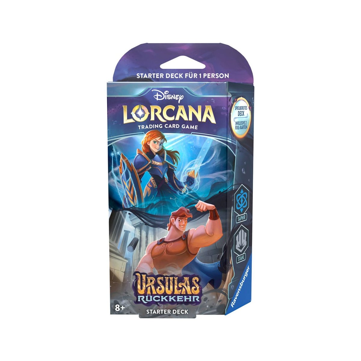 Disney Lorcana TCG - Ursulas Rückkehr - Starter Deck Saphir und Stahl (Deutsch)