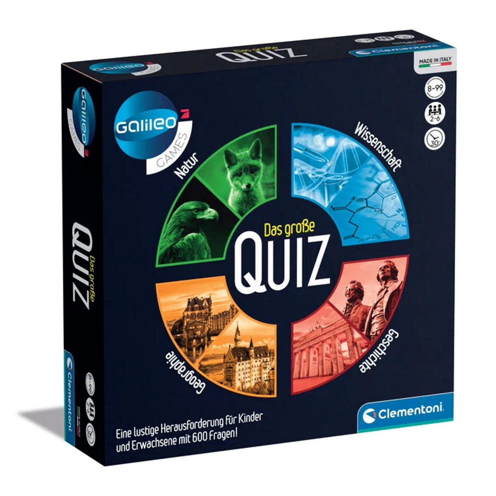 Clementoni 59301 - Galileo - Das große Quiz - Galileo Games