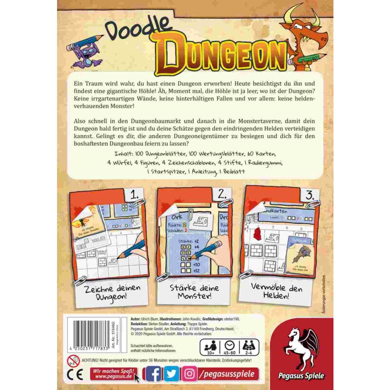 Doodle Dungeon - DE - Pegasus