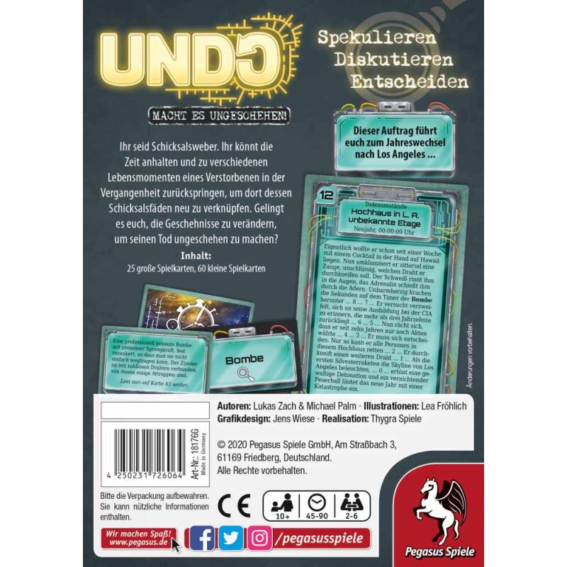 Undo - 600 Sekunden - DE - Pegasus