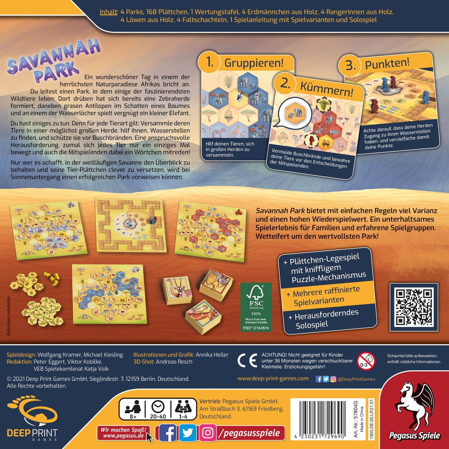 Savannah Park (Deep Print Games) - DE - Pegasus