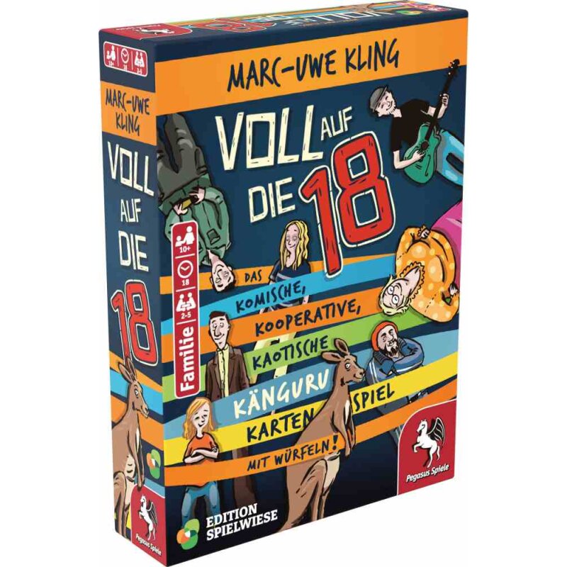 Voll auf die 18 – Das Känguru-Kartenspiel - DE - Pegasus
