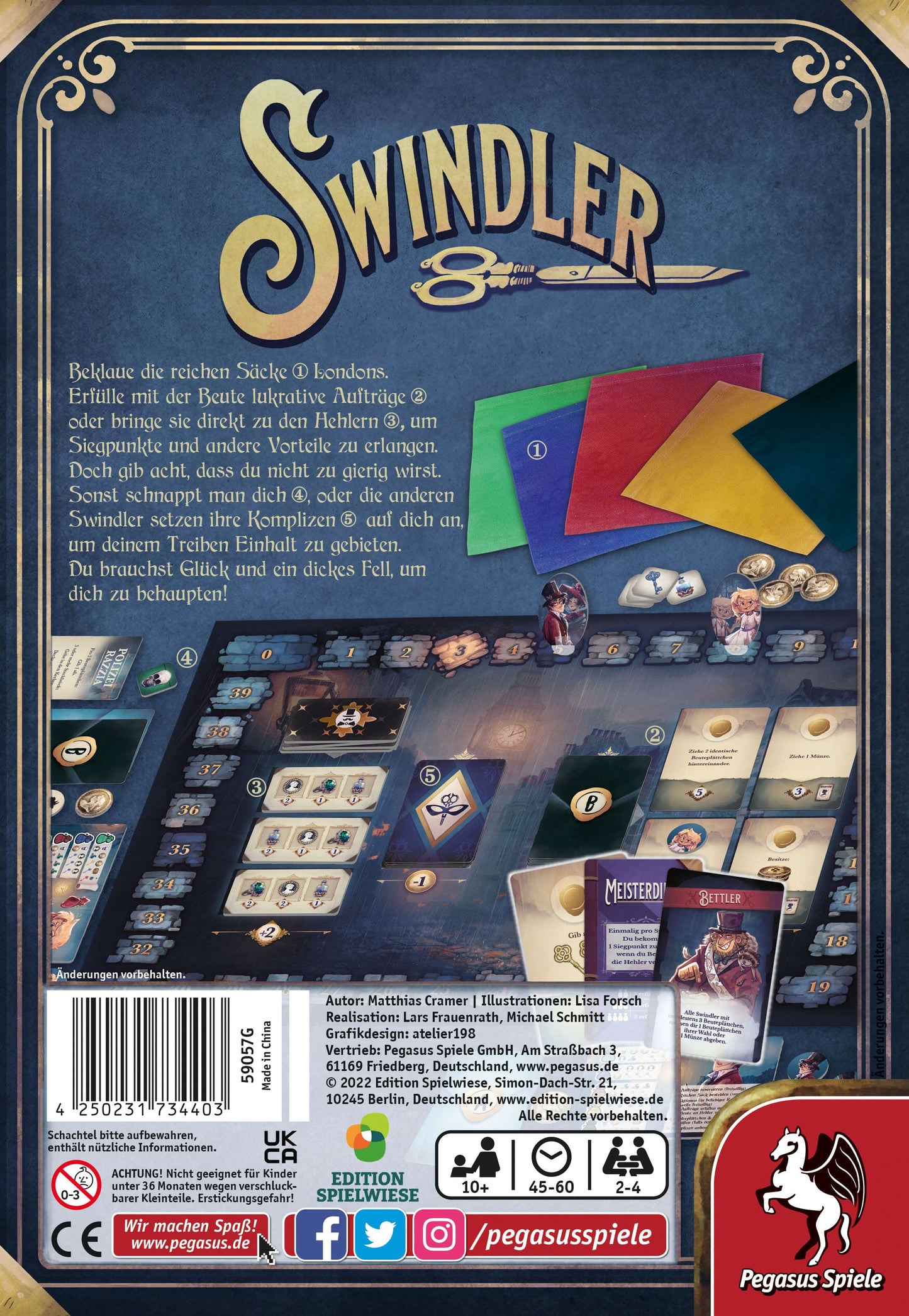 Swindler (Edition Spielwiese) - DE - Pegasus