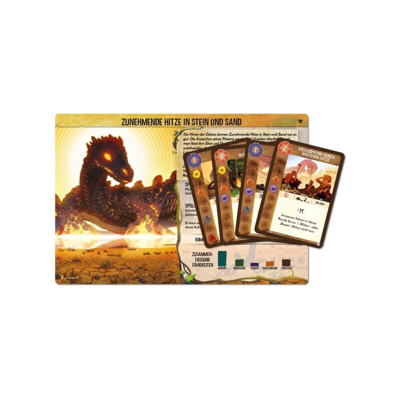Spirit Island: Zunehmende Hitze in Stein und Sand (Mini-Eweiterung) - DE - Pegasus