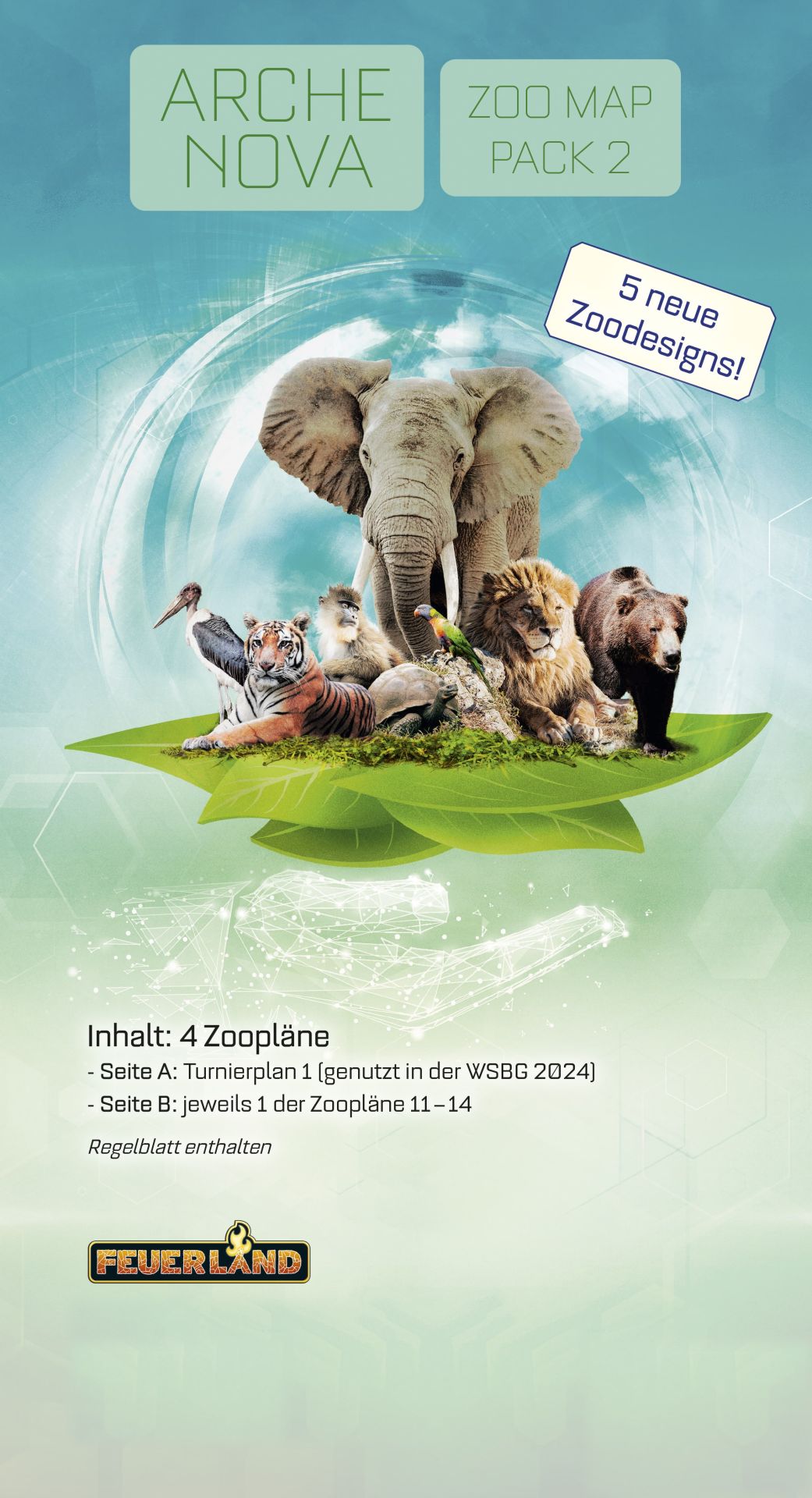 Feuerland -Arche Nova: Zoo Map Pack 2