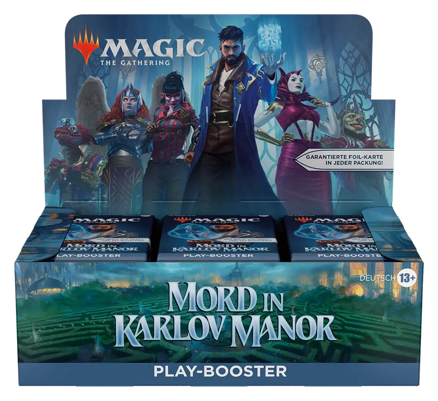 Magic the Gathering - Mord in Karlov Manor - Play-Booster-Display (36 Play-Booster) - deutsch