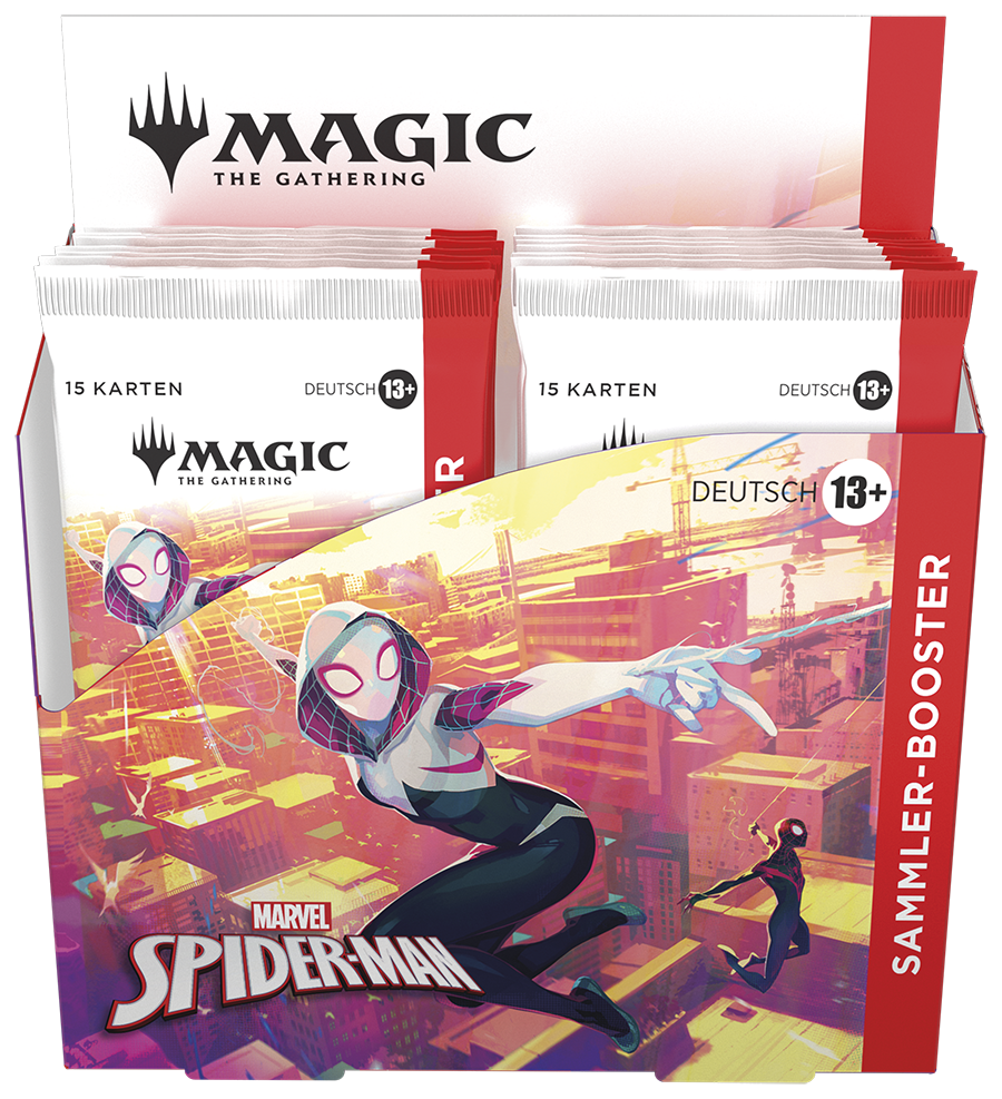 Magic the Gathering - Marvel's Spider-Man - Sammler-Booster-Display (12 Sammler-Booster) - deutsch
