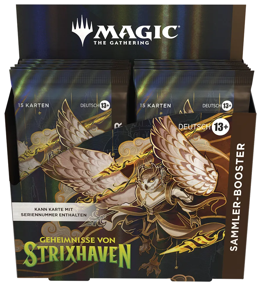 Magic the Gathering - Geheimnisse von Strixhaven - Sammler-Booster-Display (12 Sammler-Booster) - deutsch