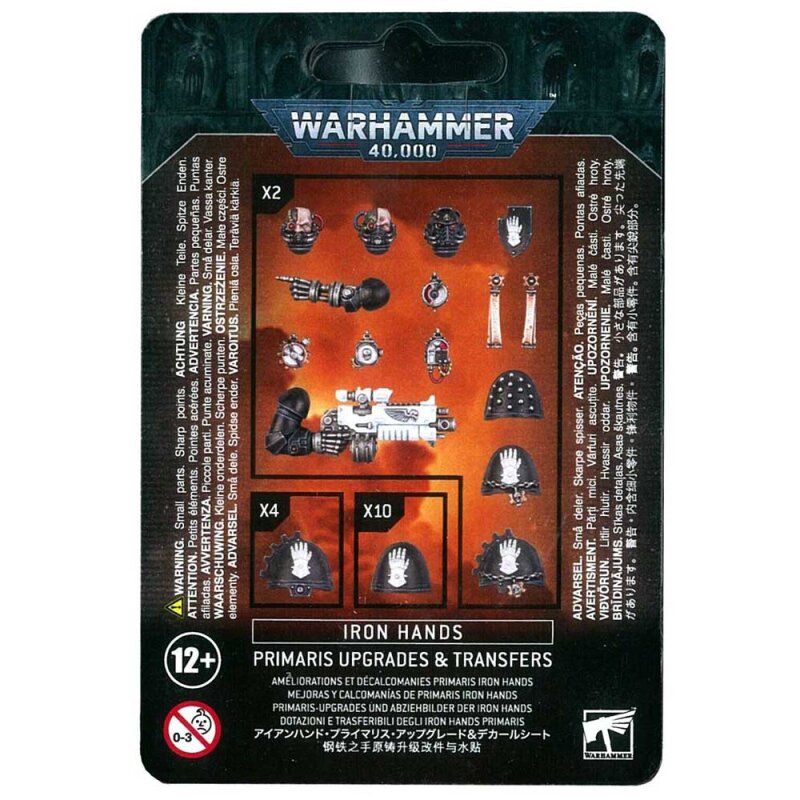 Space Marines – Iron Hand Primaris Upgrades & Transfers (55-09)