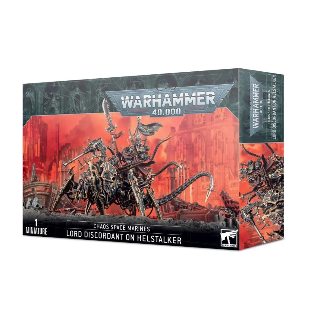 Warhammer 40.000 - Chaos Space Marines - Maschinenfluchfürst auf Höllenschreiter (43-59)