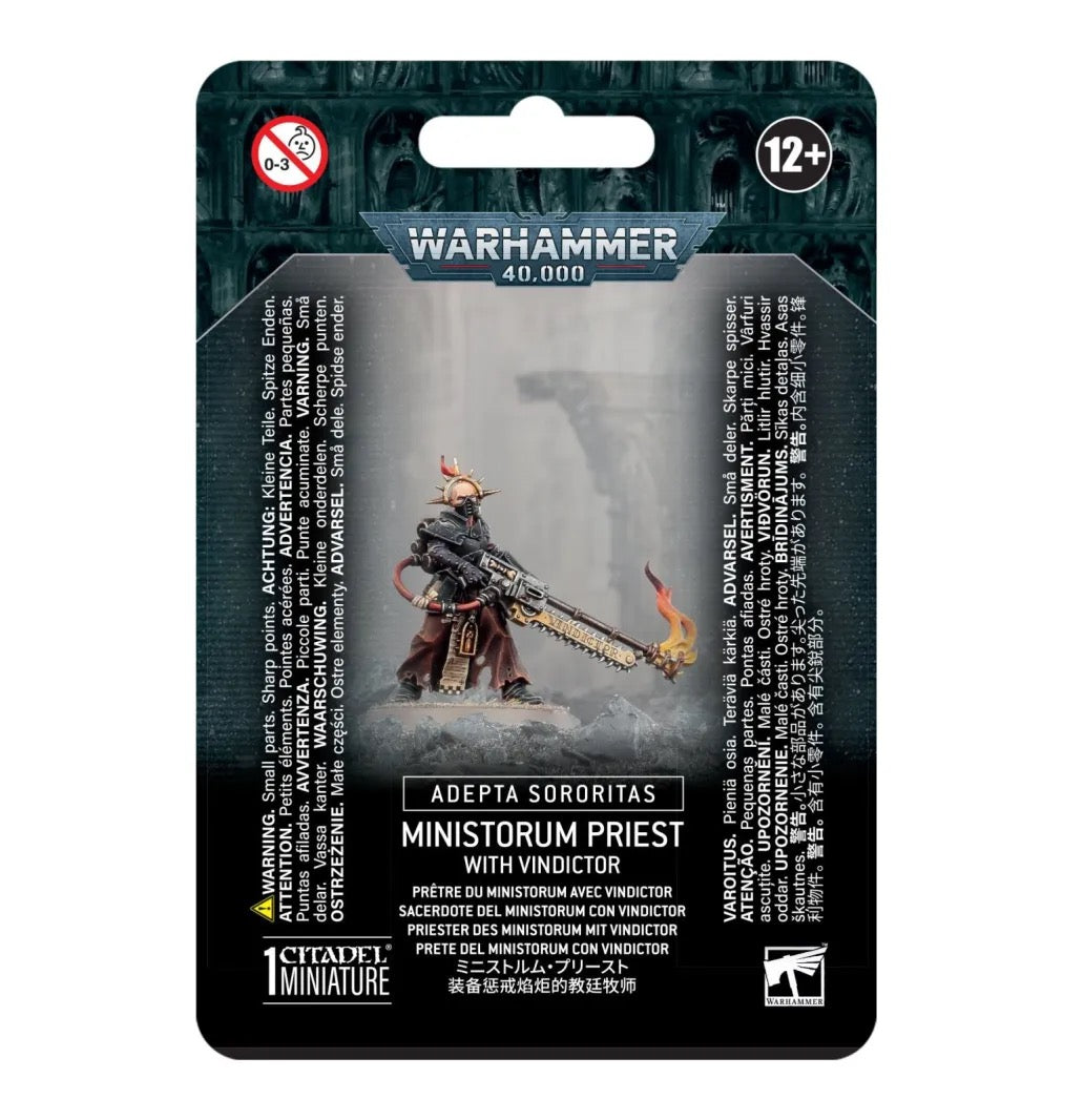 Warhammer 40.000 - Adepta Sororitas - Priester des Ministorums mit Vindictor (52-51)