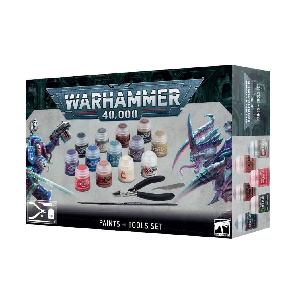Warhammer 40k - Warhammer 40.000 Paints + Tools Set (60-12)