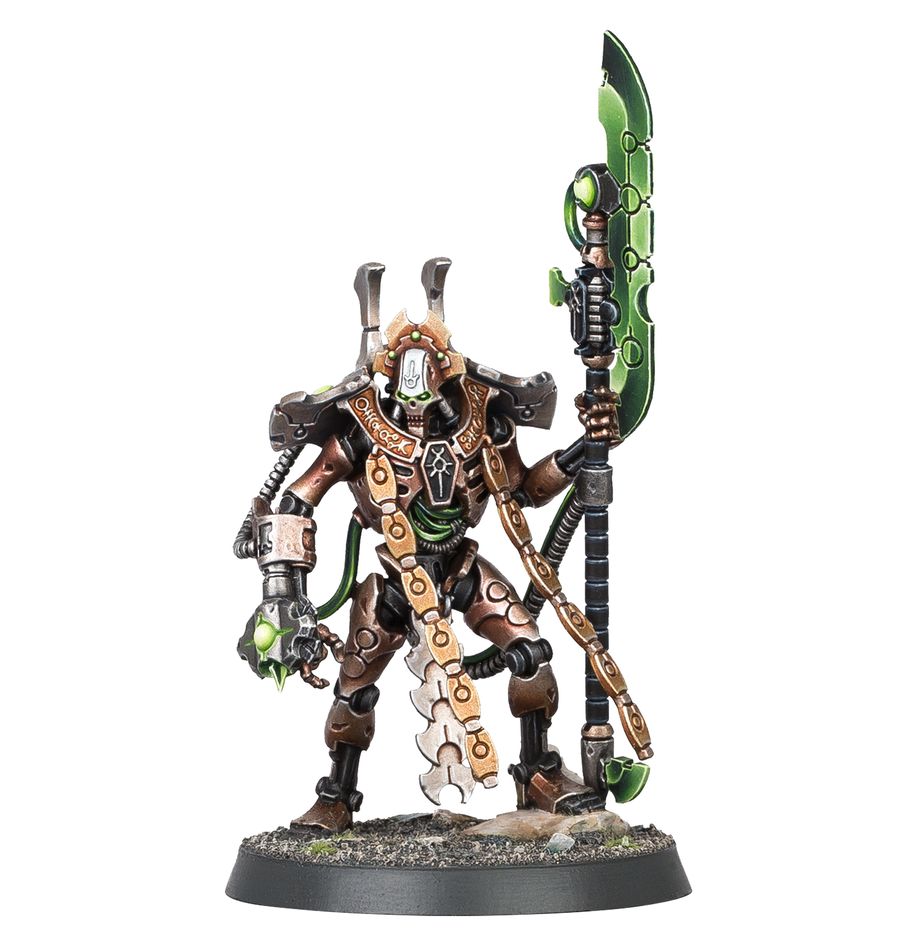 Warhammer 40.000 - Necrons - Hochlord mit Trachyonenpfeil (Mailorder)