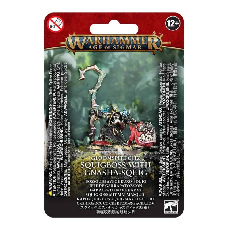 Warhammer Age of Sigmar - Gloomspite Gitz - Squigboss mit Malmasquig (89-75)
