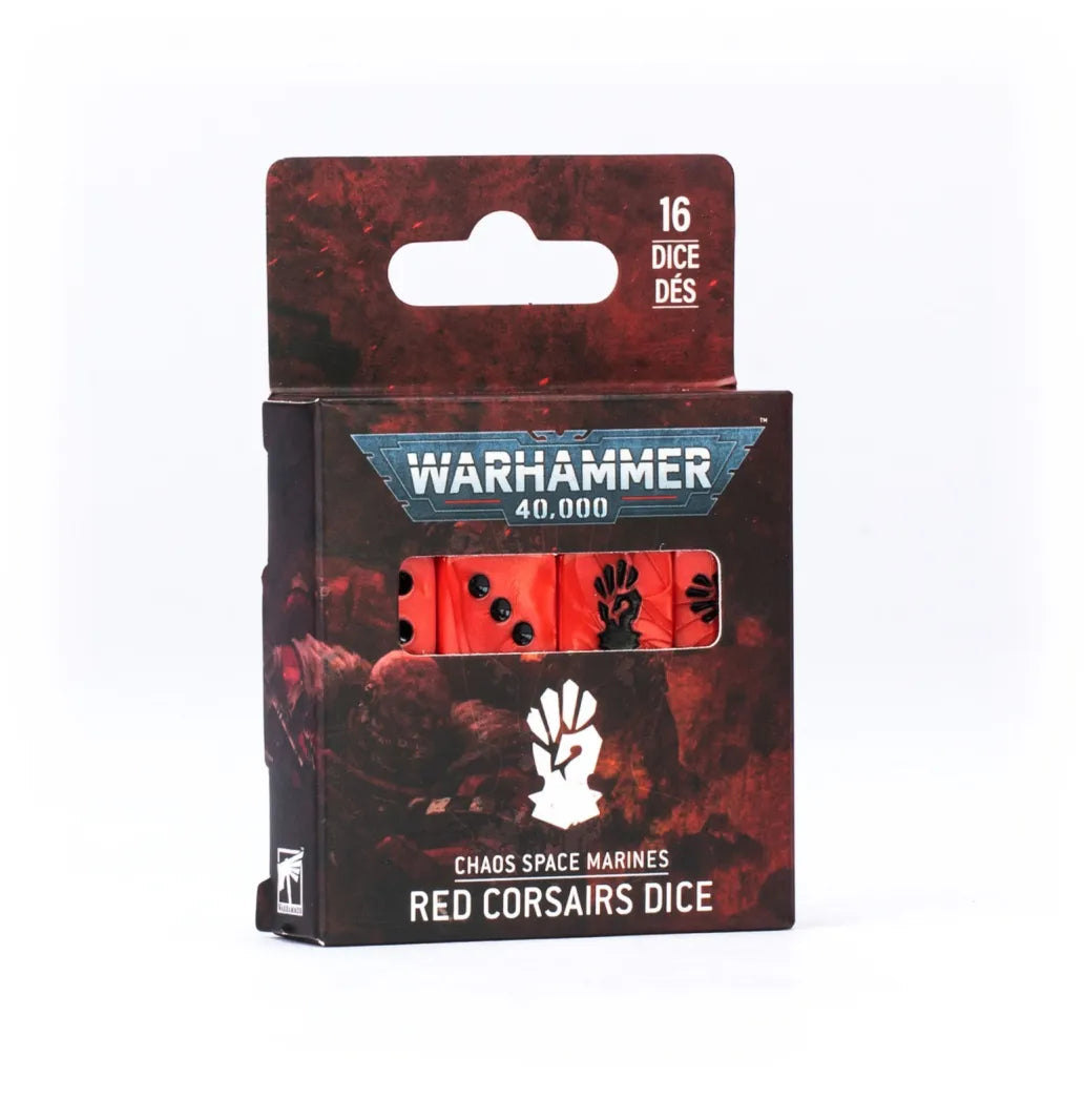 Warhammer 40.000 - Red Corsairs Würfelset (16x6)