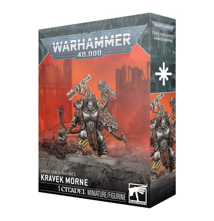 Warhammer 40.000 - Chaos Space Marines - Iron Warriors - Kravek Morne (43-33)