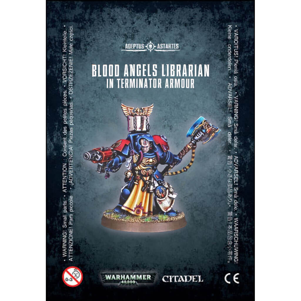 Warhammer 40.000 - Blood Angels - Librarian in Terminatorrüstung (Mailorder)