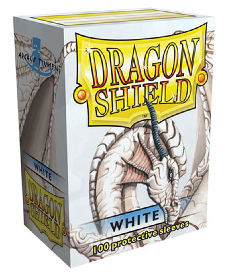 Dragon Shield: White (100 Sleeves) - Standard Size