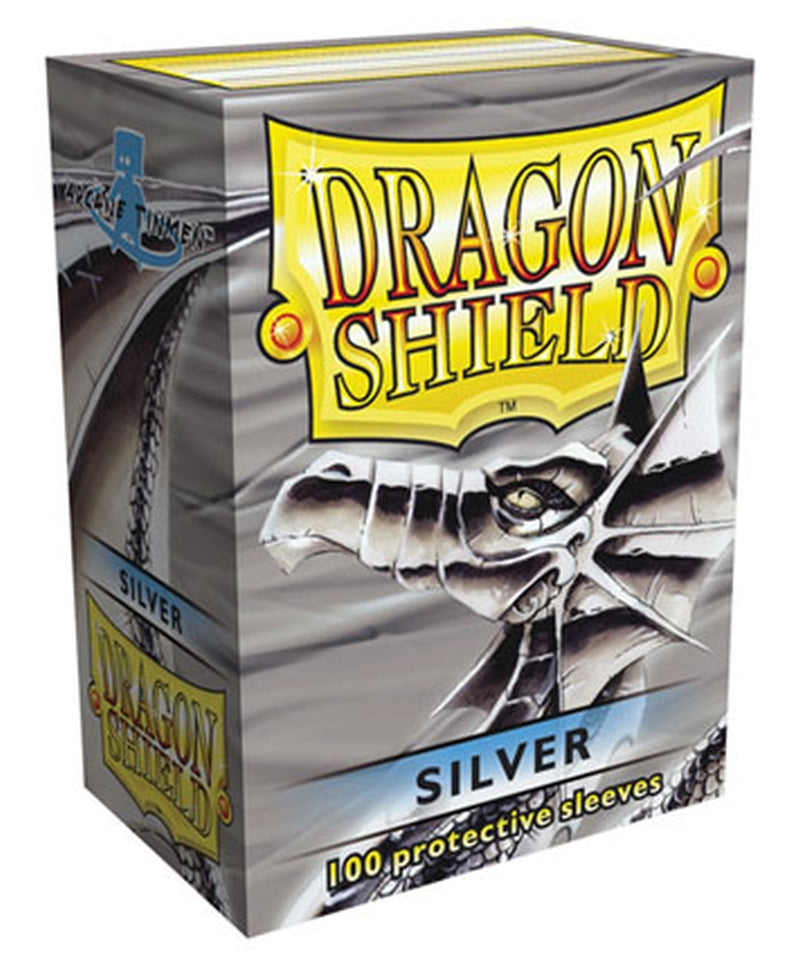 Dragon Shield: Silver (100 Sleeves) - Standard Size