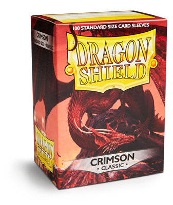 Dragon Shield: Crimson (100 Sleeves) - Standard Size