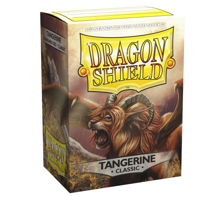 Dragon Shield: Tangerine (100 Sleeves) - Standard Size
