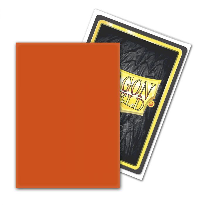 Dragon Shield: Tangerine (100 Sleeves) - Standard Size