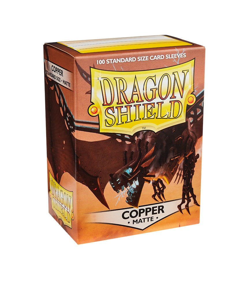 Dragon Shield: Matte – Copper (100 Sleeves) - Standard Size